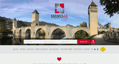 Desktop Screenshot of immo46.com